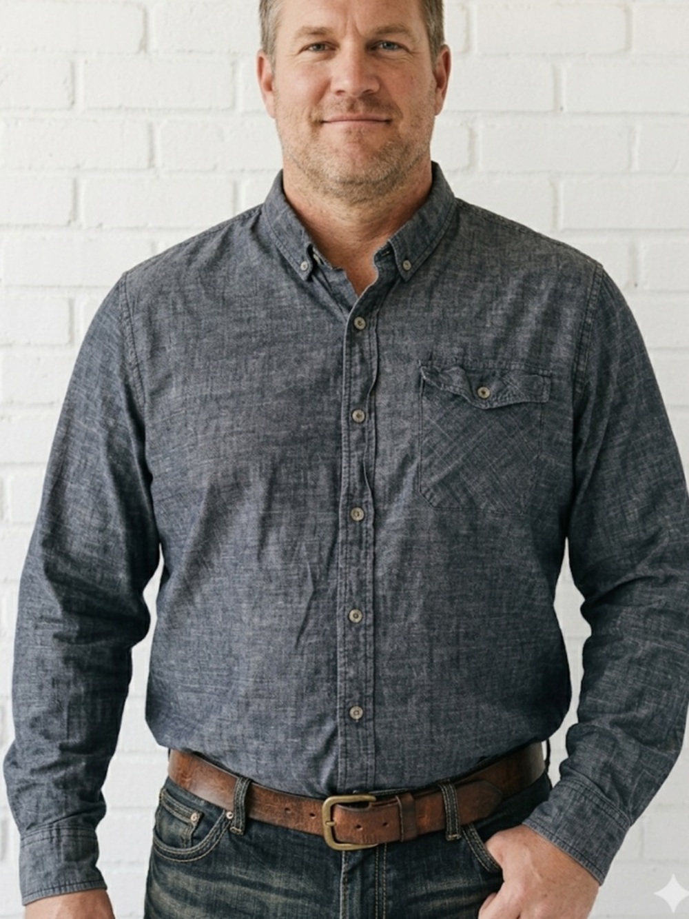 True Religion Denim Shirt | Western Denim | Rugged Workwear | Casual Streetwear